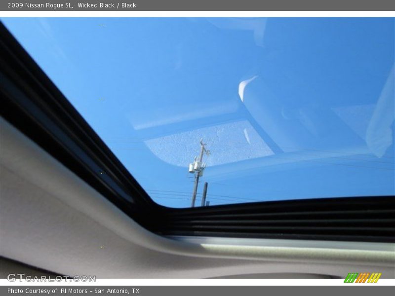 Wicked Black / Black 2009 Nissan Rogue SL