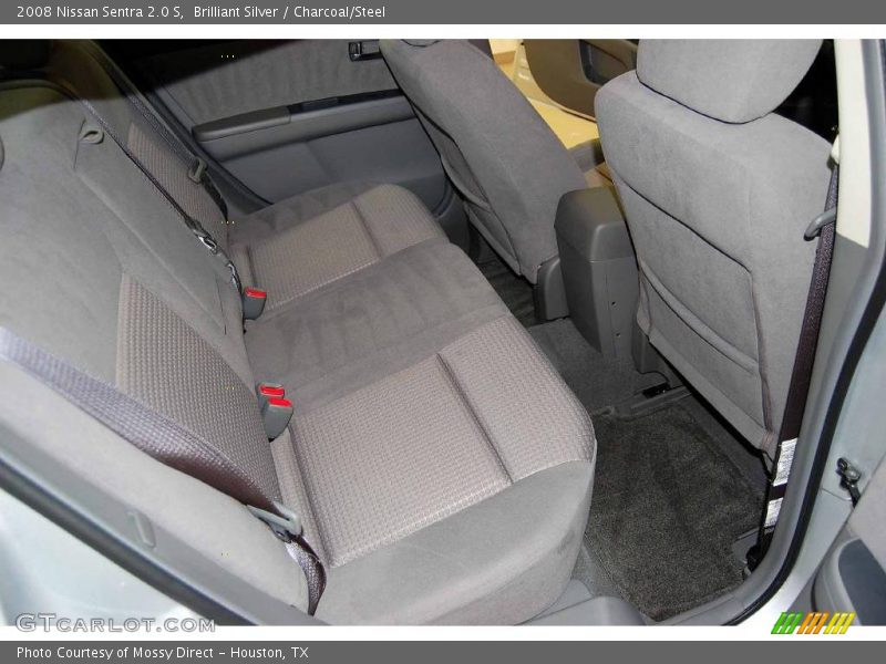 Brilliant Silver / Charcoal/Steel 2008 Nissan Sentra 2.0 S
