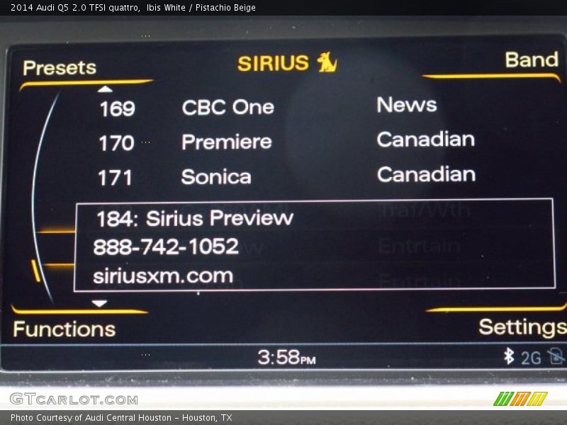 Ibis White / Pistachio Beige 2014 Audi Q5 2.0 TFSI quattro