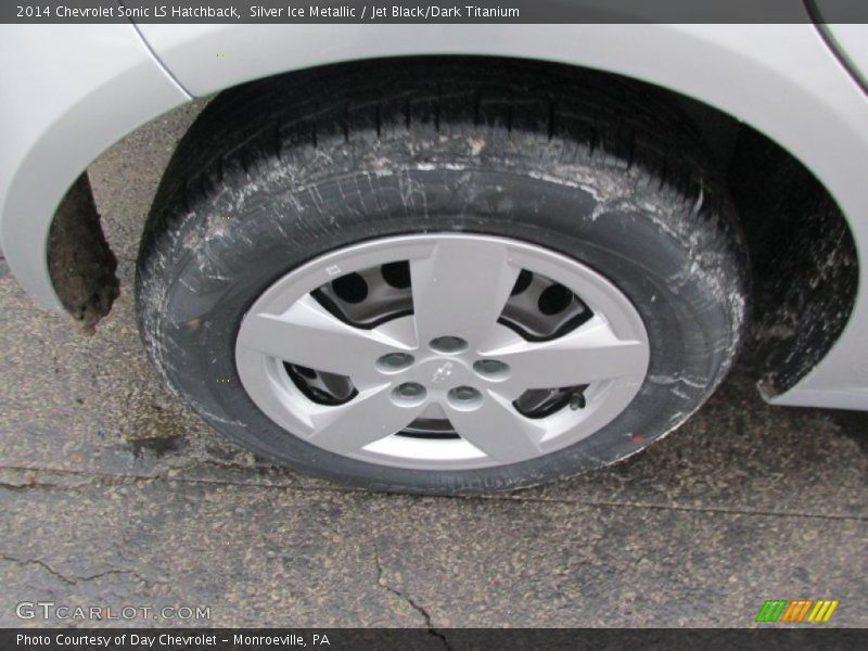 Silver Ice Metallic / Jet Black/Dark Titanium 2014 Chevrolet Sonic LS Hatchback