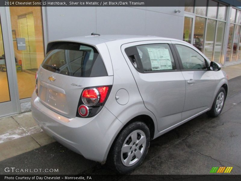 Silver Ice Metallic / Jet Black/Dark Titanium 2014 Chevrolet Sonic LS Hatchback