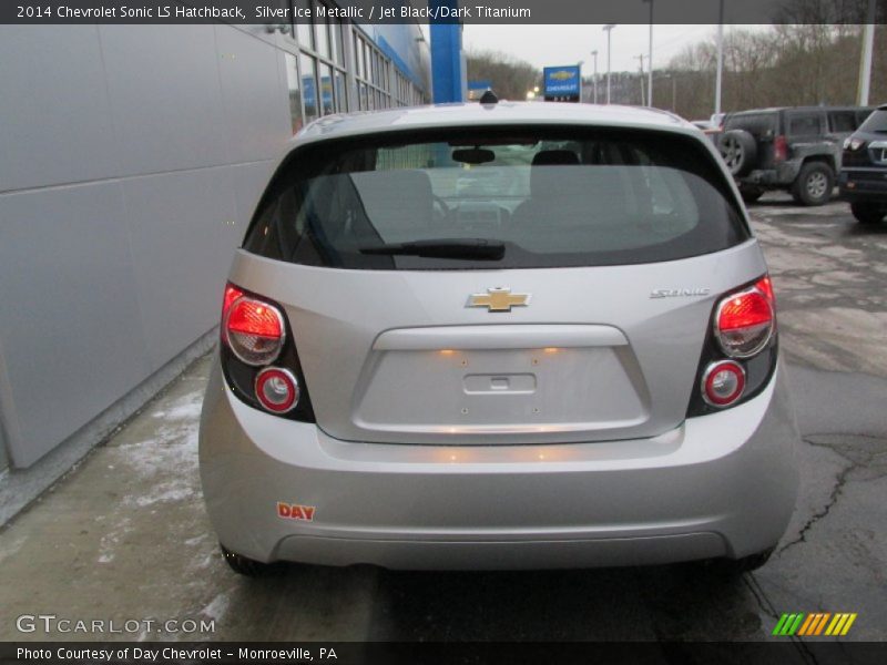 Silver Ice Metallic / Jet Black/Dark Titanium 2014 Chevrolet Sonic LS Hatchback