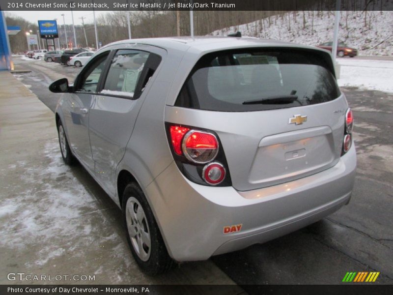 Silver Ice Metallic / Jet Black/Dark Titanium 2014 Chevrolet Sonic LS Hatchback