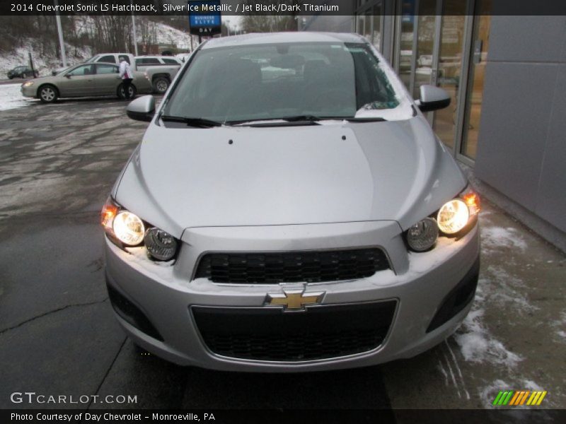 Silver Ice Metallic / Jet Black/Dark Titanium 2014 Chevrolet Sonic LS Hatchback