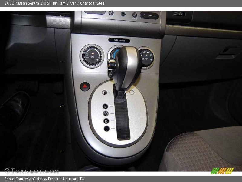 Brilliant Silver / Charcoal/Steel 2008 Nissan Sentra 2.0 S