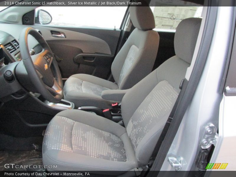 Front Seat of 2014 Sonic LS Hatchback