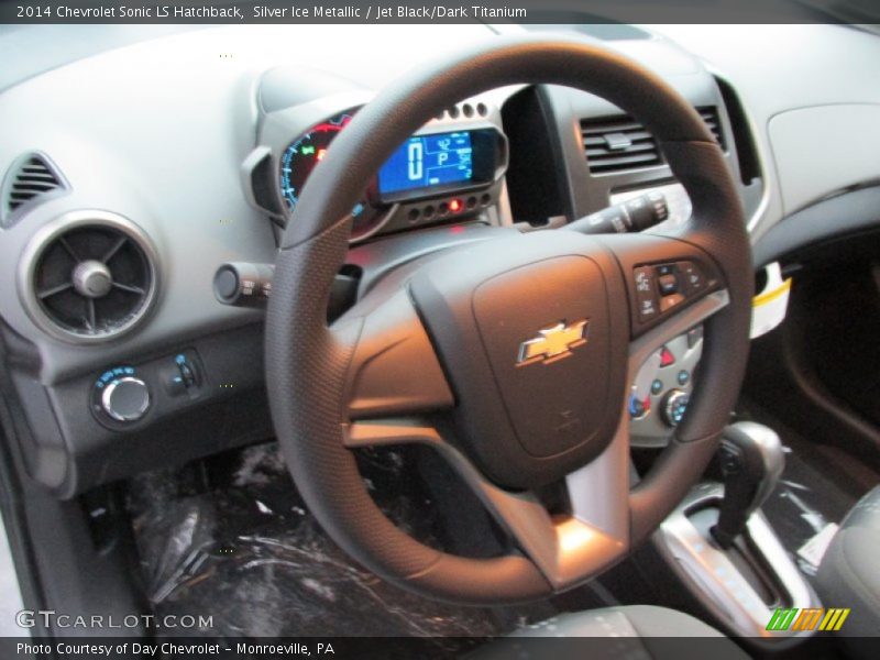 Silver Ice Metallic / Jet Black/Dark Titanium 2014 Chevrolet Sonic LS Hatchback