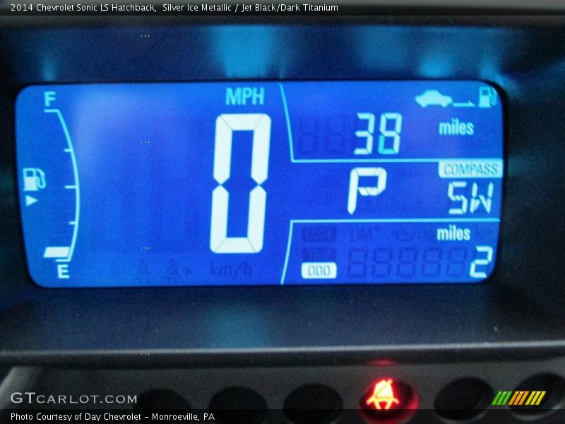 Silver Ice Metallic / Jet Black/Dark Titanium 2014 Chevrolet Sonic LS Hatchback