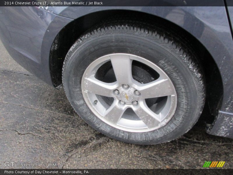 Atlantis Blue Metallic / Jet Black 2014 Chevrolet Cruze LT