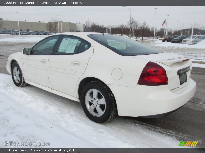 Ivory White / Ebony 2008 Pontiac Grand Prix Sedan