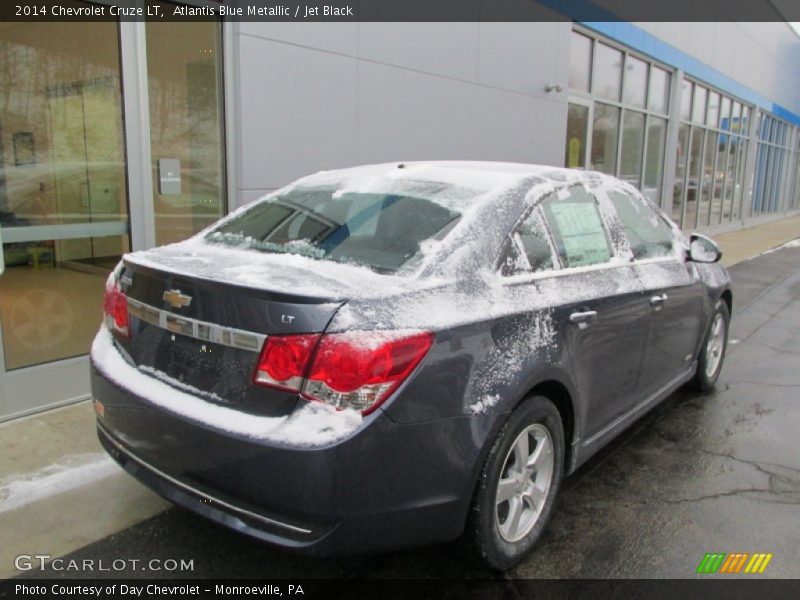 Atlantis Blue Metallic / Jet Black 2014 Chevrolet Cruze LT
