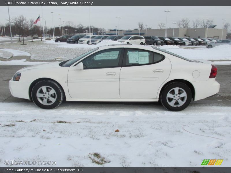 Ivory White / Ebony 2008 Pontiac Grand Prix Sedan
