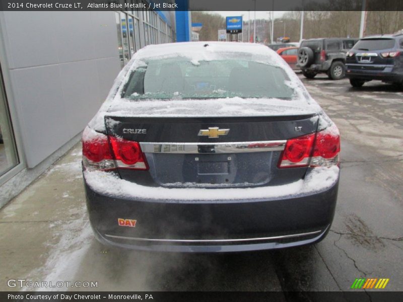 Atlantis Blue Metallic / Jet Black 2014 Chevrolet Cruze LT