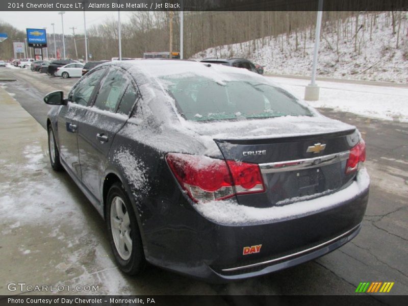 Atlantis Blue Metallic / Jet Black 2014 Chevrolet Cruze LT