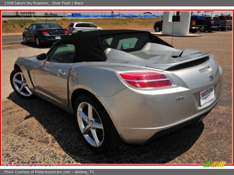 Silver Pearl / Black 2008 Saturn Sky Roadster