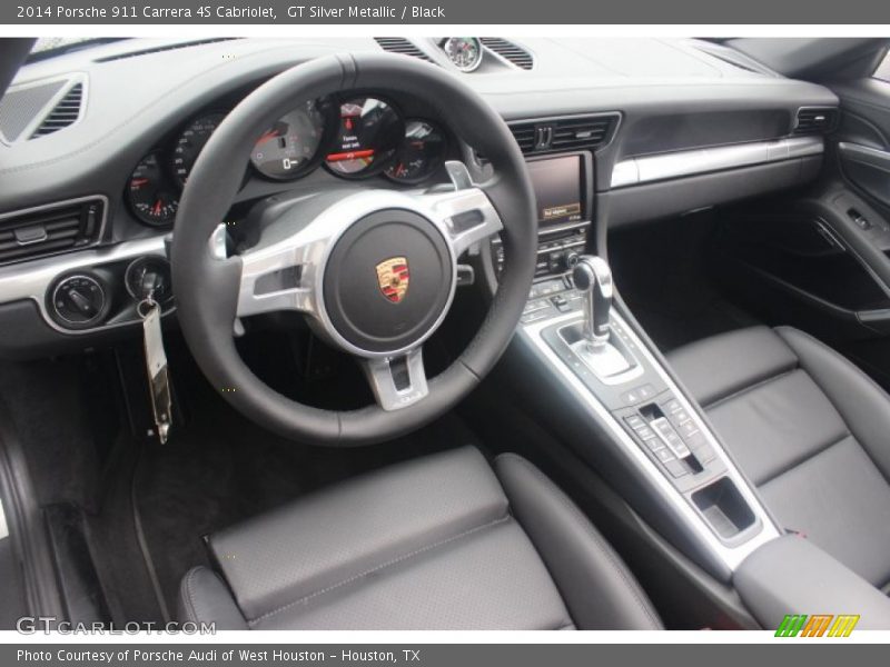 Black Interior - 2014 911 Carrera 4S Cabriolet 