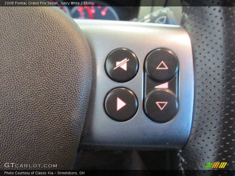 Ivory White / Ebony 2008 Pontiac Grand Prix Sedan