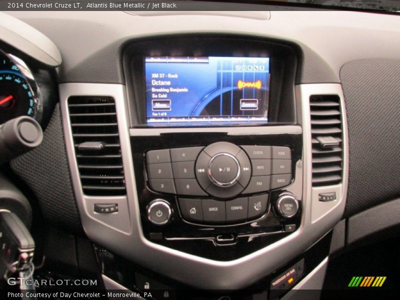 Atlantis Blue Metallic / Jet Black 2014 Chevrolet Cruze LT