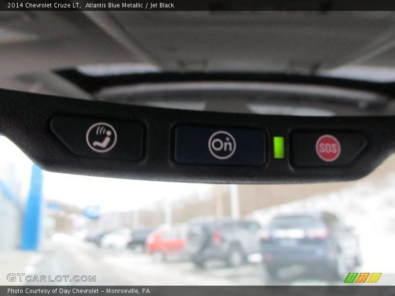 Atlantis Blue Metallic / Jet Black 2014 Chevrolet Cruze LT