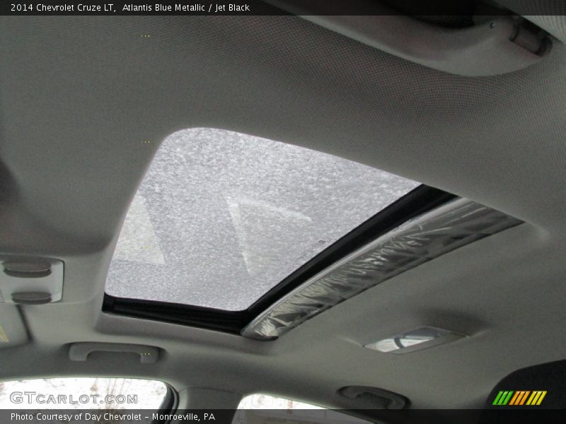 Atlantis Blue Metallic / Jet Black 2014 Chevrolet Cruze LT