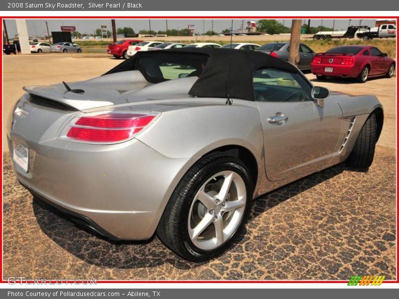 Silver Pearl / Black 2008 Saturn Sky Roadster