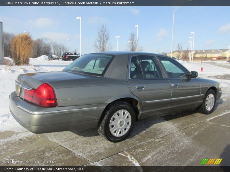 Spruce Green Metallic / Medium Parchment 2004 Mercury Grand Marquis GS