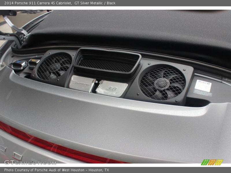 GT Silver Metallic / Black 2014 Porsche 911 Carrera 4S Cabriolet
