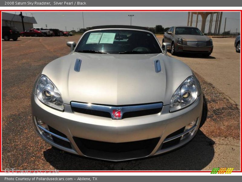Silver Pearl / Black 2008 Saturn Sky Roadster