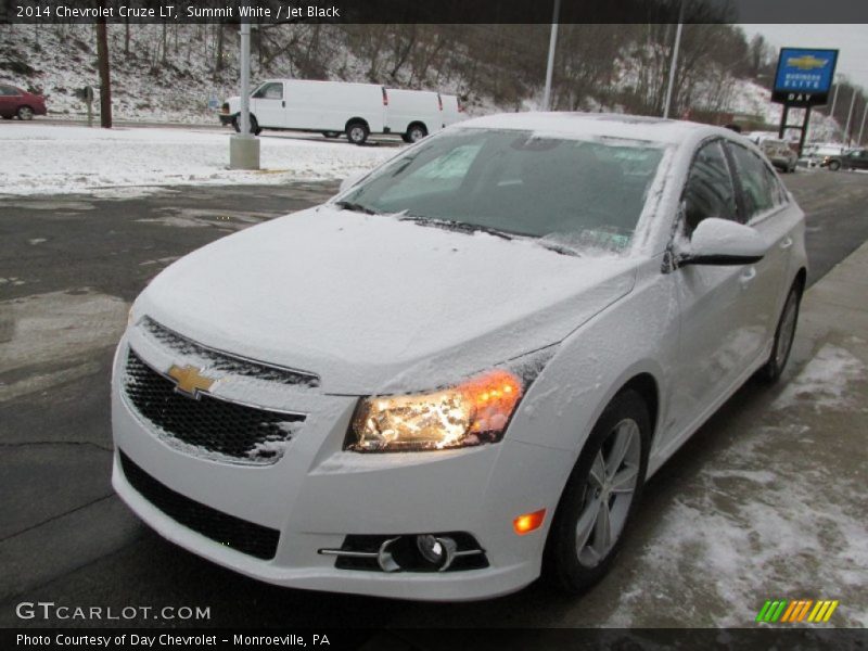 Summit White / Jet Black 2014 Chevrolet Cruze LT