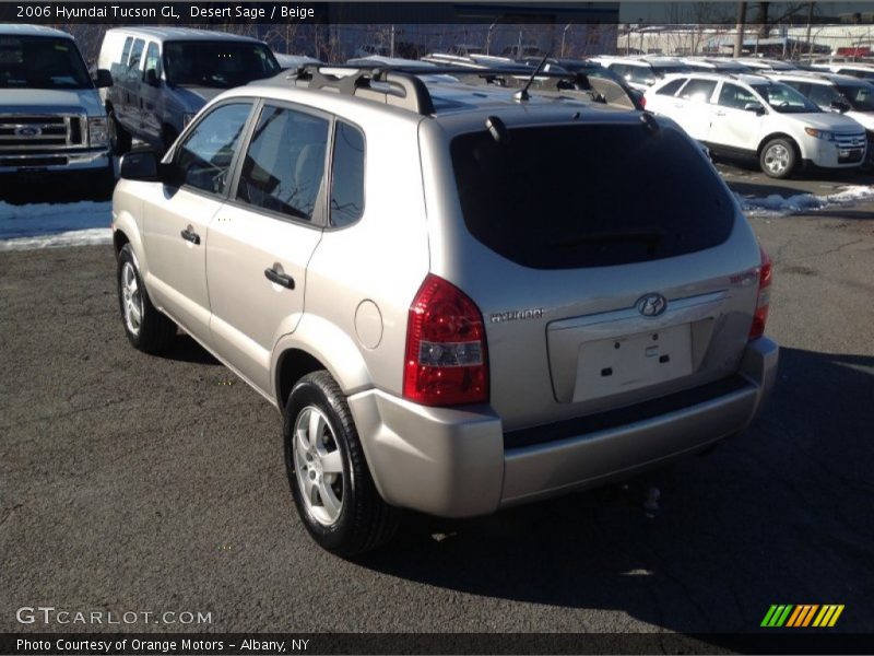 Desert Sage / Beige 2006 Hyundai Tucson GL