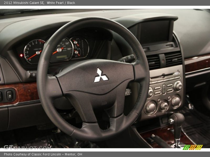 White Pearl / Black 2012 Mitsubishi Galant SE