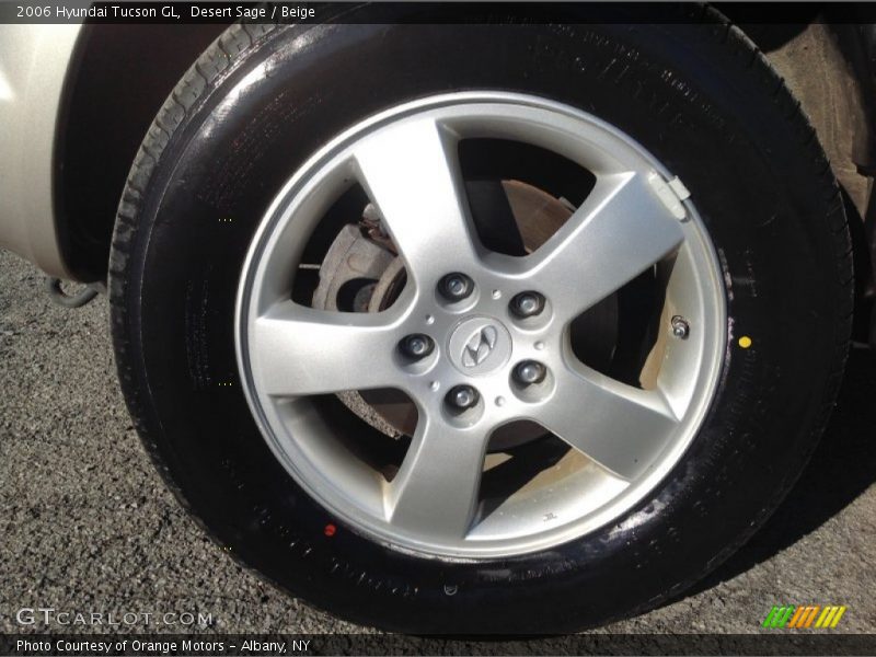 Desert Sage / Beige 2006 Hyundai Tucson GL
