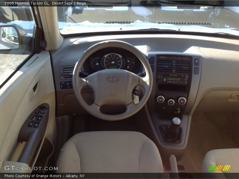 Desert Sage / Beige 2006 Hyundai Tucson GL