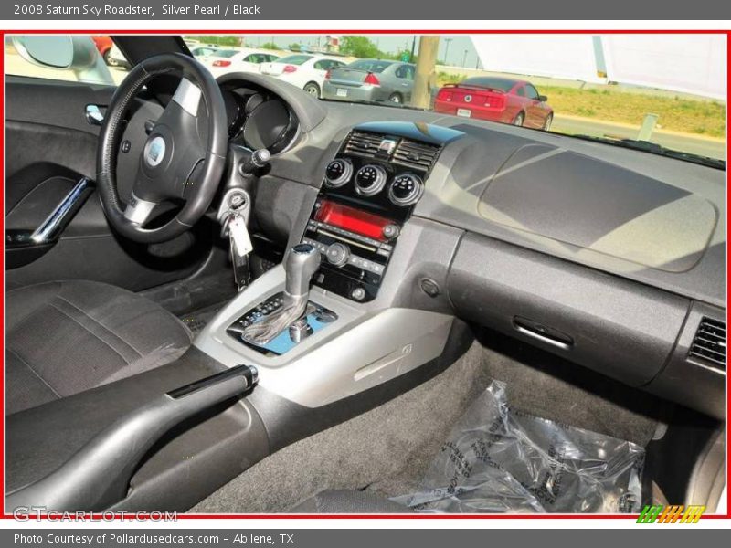 Silver Pearl / Black 2008 Saturn Sky Roadster