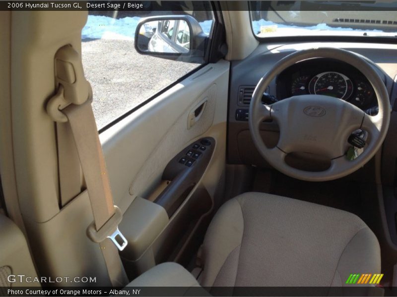 Desert Sage / Beige 2006 Hyundai Tucson GL