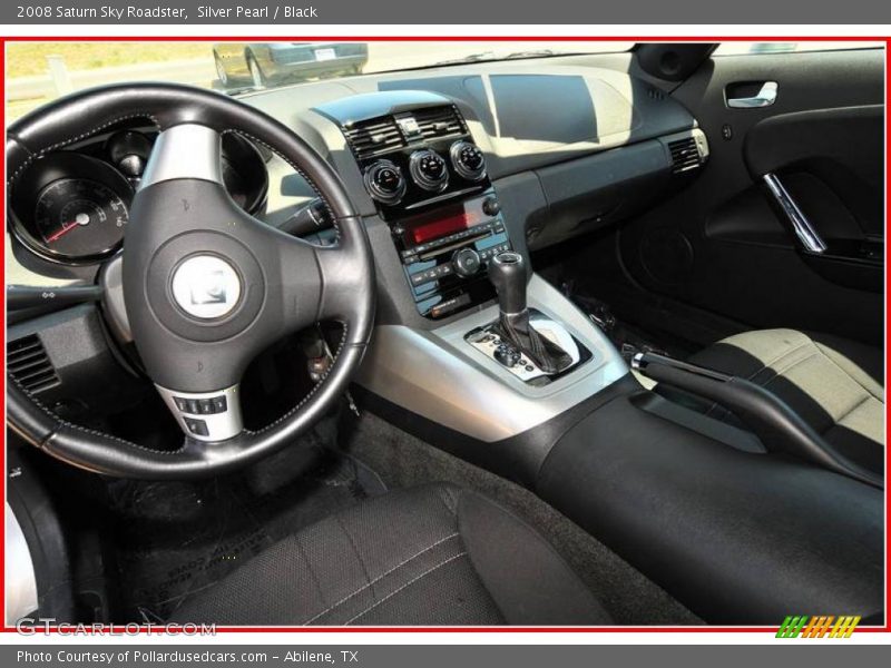 Silver Pearl / Black 2008 Saturn Sky Roadster