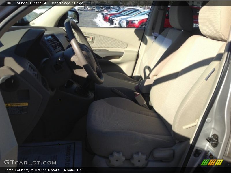 Desert Sage / Beige 2006 Hyundai Tucson GL