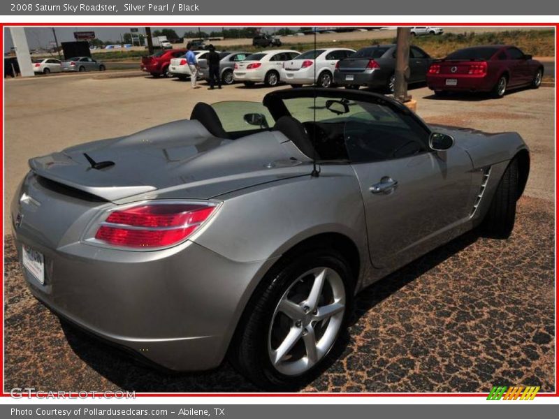 Silver Pearl / Black 2008 Saturn Sky Roadster