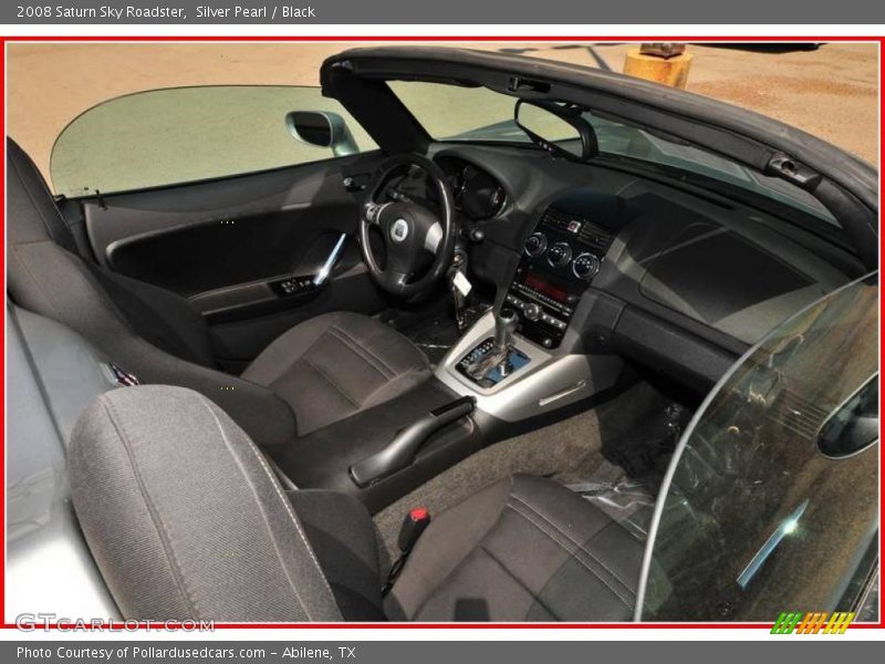 Silver Pearl / Black 2008 Saturn Sky Roadster