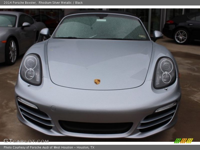 Rhodium Silver Metallic / Black 2014 Porsche Boxster