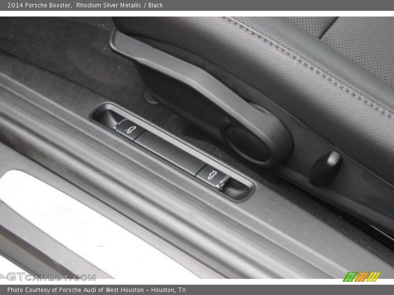 Rhodium Silver Metallic / Black 2014 Porsche Boxster
