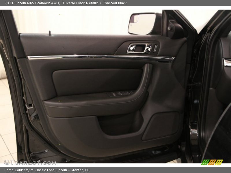 Tuxedo Black Metallic / Charcoal Black 2011 Lincoln MKS EcoBoost AWD