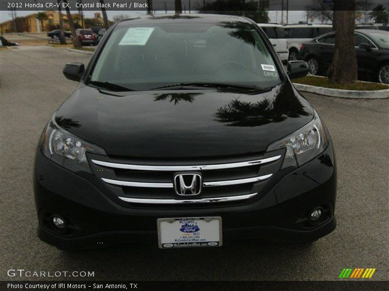 Crystal Black Pearl / Black 2012 Honda CR-V EX