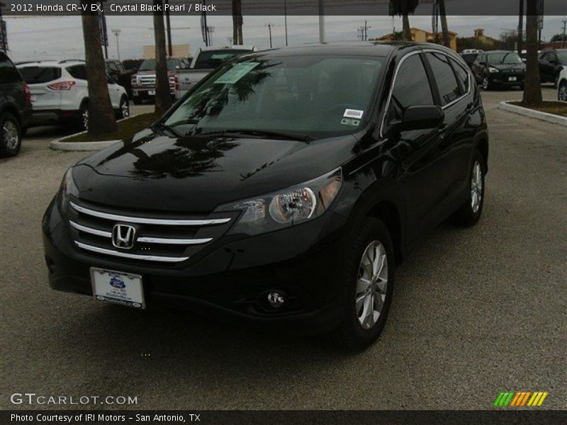Crystal Black Pearl / Black 2012 Honda CR-V EX