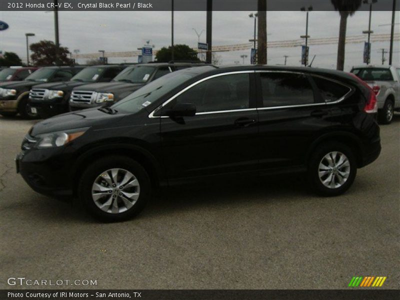 Crystal Black Pearl / Black 2012 Honda CR-V EX