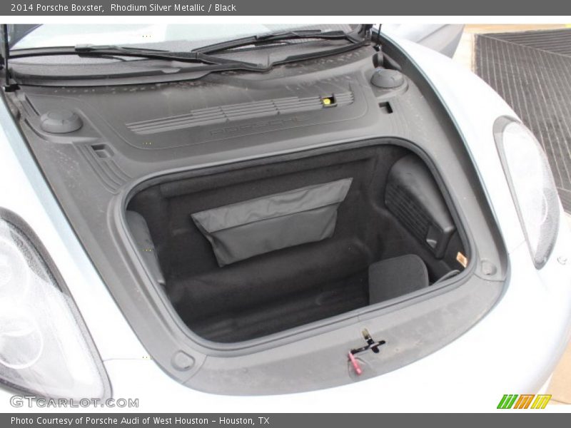 Rhodium Silver Metallic / Black 2014 Porsche Boxster