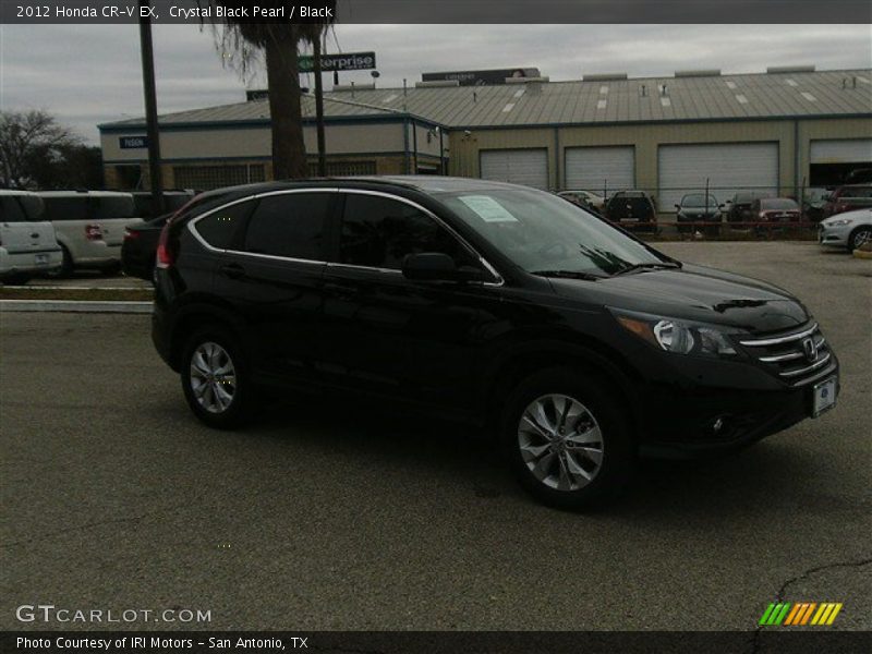Crystal Black Pearl / Black 2012 Honda CR-V EX