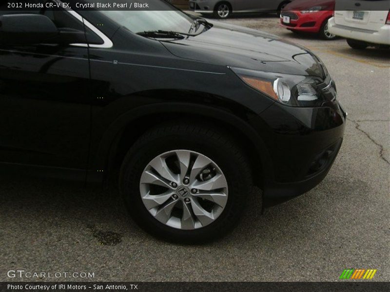 Crystal Black Pearl / Black 2012 Honda CR-V EX
