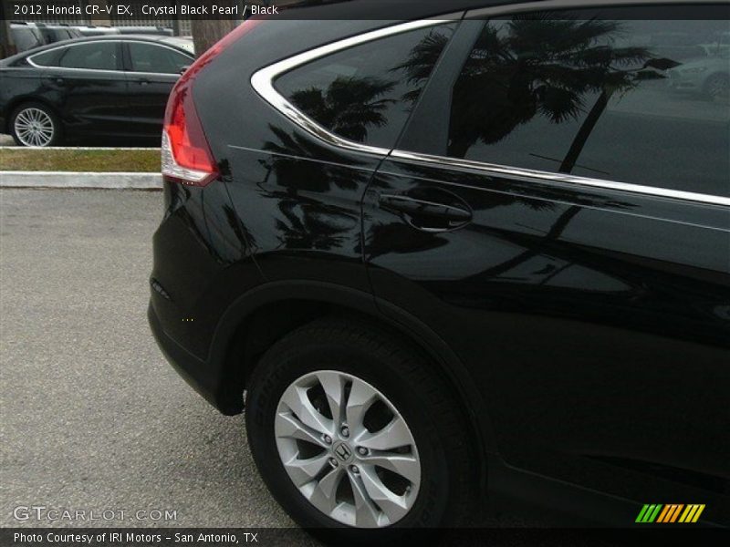 Crystal Black Pearl / Black 2012 Honda CR-V EX