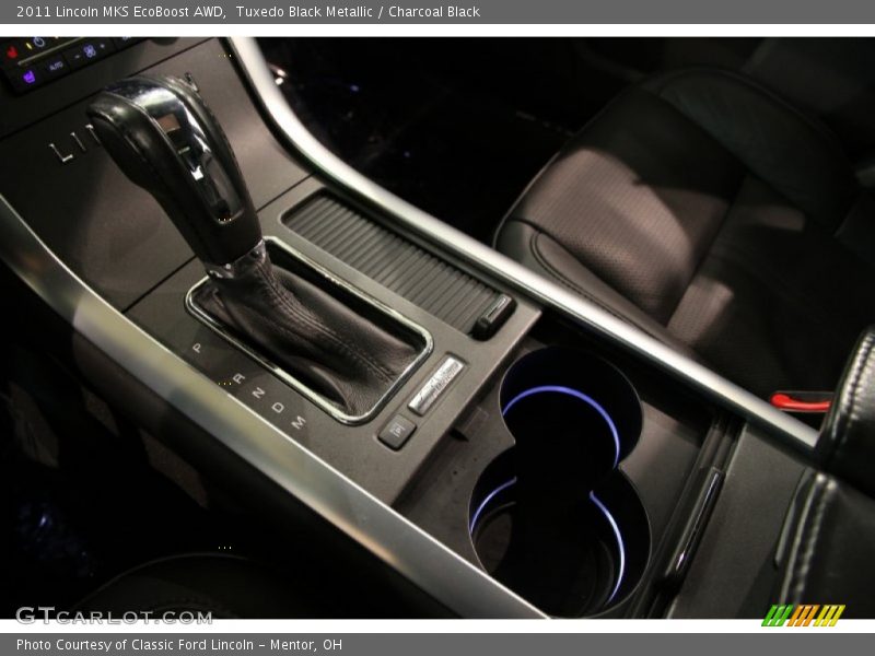Tuxedo Black Metallic / Charcoal Black 2011 Lincoln MKS EcoBoost AWD